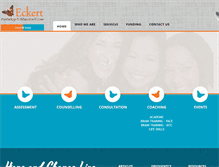 Tablet Screenshot of eckertcentre.com